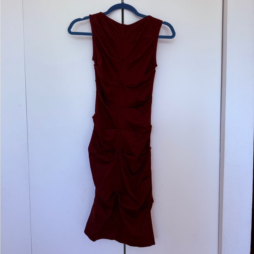 Ripley Rader Ponte Knit Ruched Dress - Picture 4 of 5
